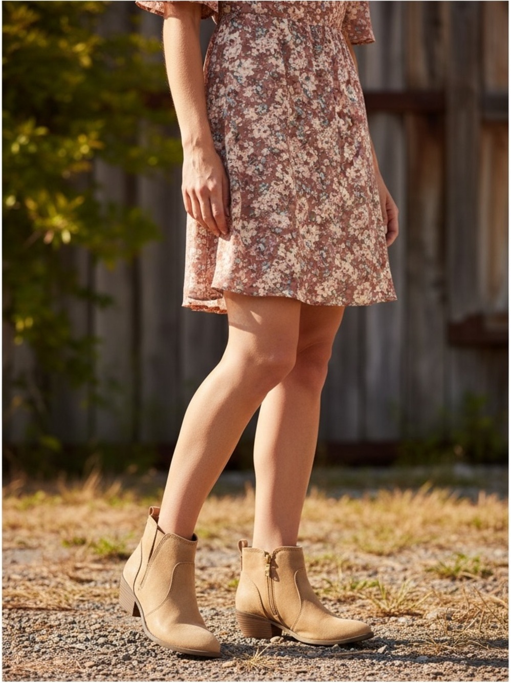 Guess Tan Ankle Boots Sz 7.5